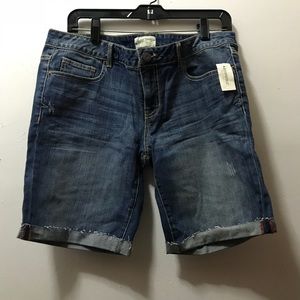 aeropostale midlength denim shorts